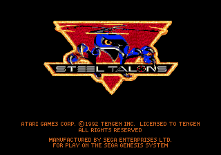 Steel Talons screenshot 4 for Sega Genesis